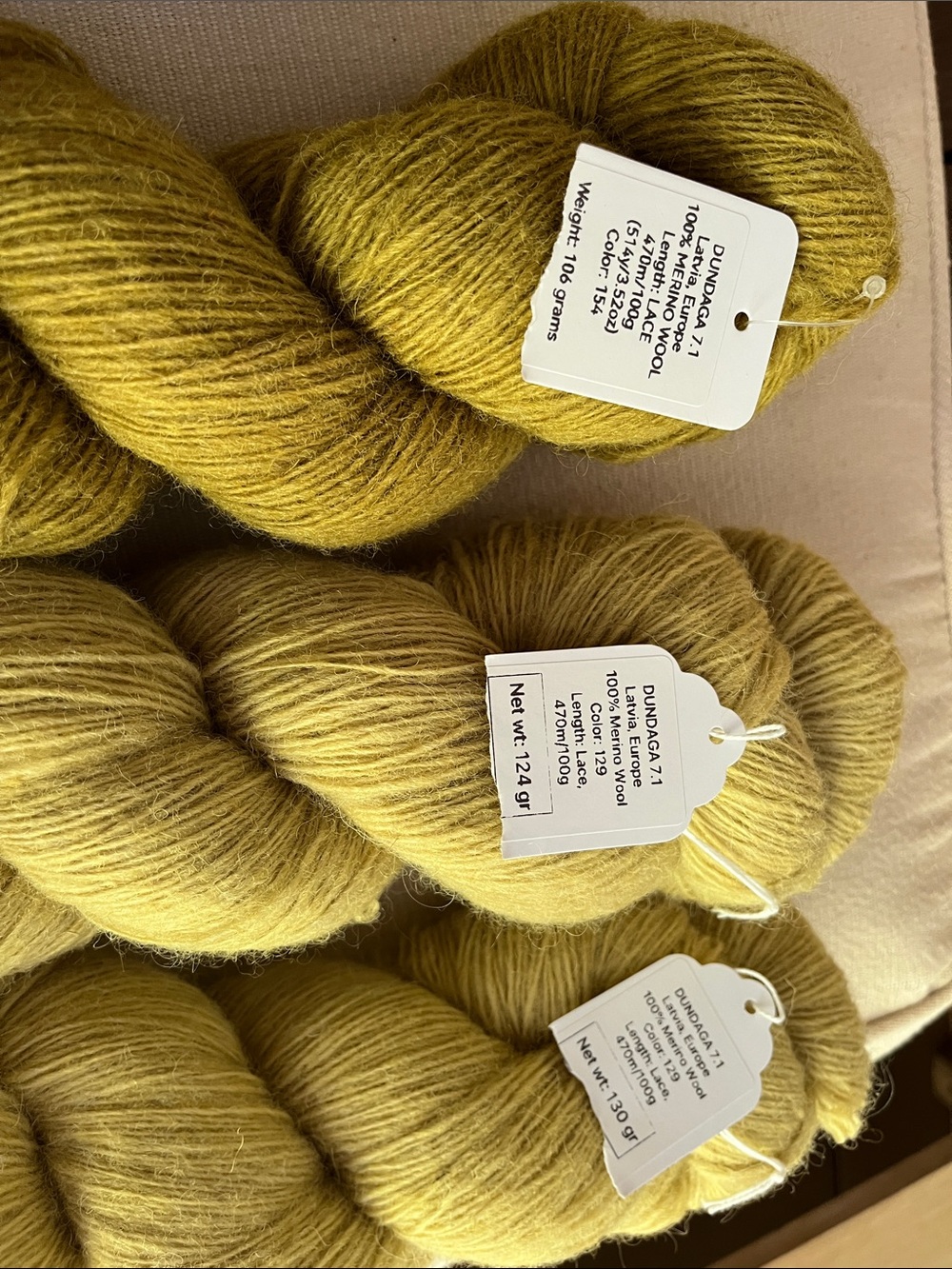 Hand-Dyed Dundaga yarn Merino 7.1 from Latvia. No
chemicals .Rare find. - Picture 2 of 4